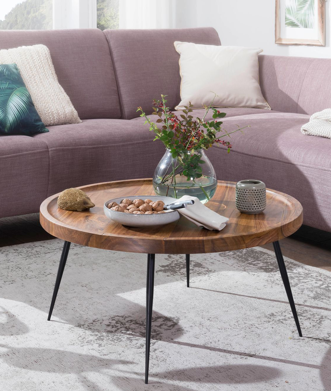 Round center online table with stools